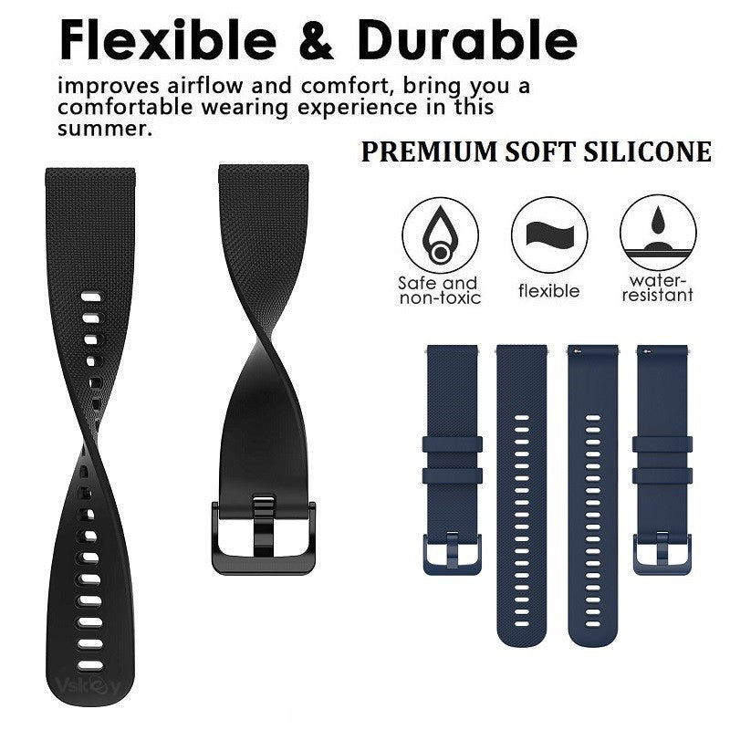 30 Correas de Silicona para Relojes Inteligentes Garmin Venu 3 2s SQ2 Forerunner 165 265 255 245 55 Vivoactive 5/4/4s