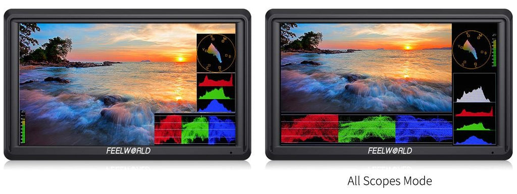 FEELWORLD FW568 V3 6 pulgadas 3D LUT DSLR cámara Monitor de campo IPS Full HD192