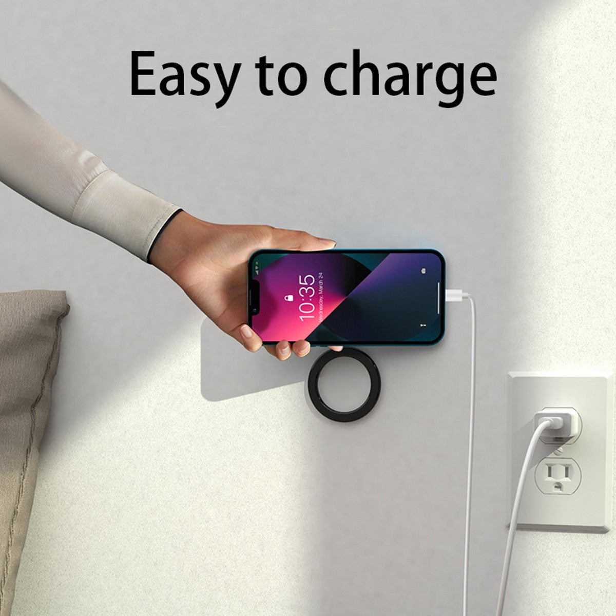Soporte de anillo magnético para iPhone 14, 13, 12, soporte magnético de pared para teléfono móvil, soporte magnético para teléfono de coche, funda Magsafe, iPad, tableta