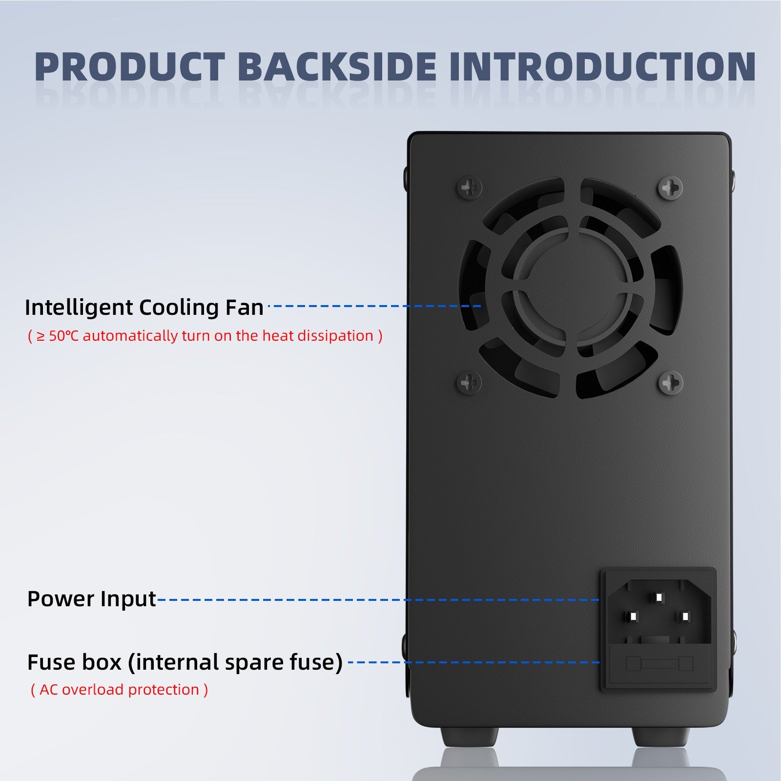 Fuente de Alimentación CC KUAIQU 30V 10A 5A, Fuente de Alimentación de Banco Variable Ajustable para Laboratorio, Regulador de Voltaje 60V 5A 120V 3A