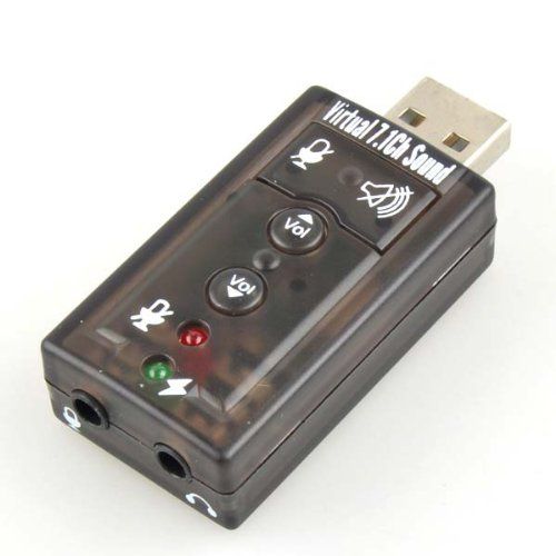 Tarjeta de Sonido USB Externa 7.1