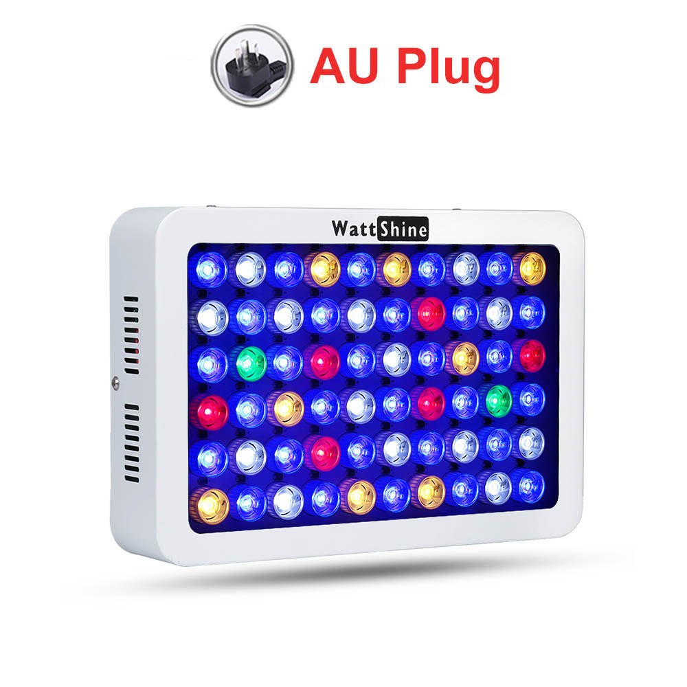 Atenuador de luz Led regulable para acuario, luces para tanque Fsih, 180W, lámpara para pecera de arrecife marino, decoración para peceras y acuarios