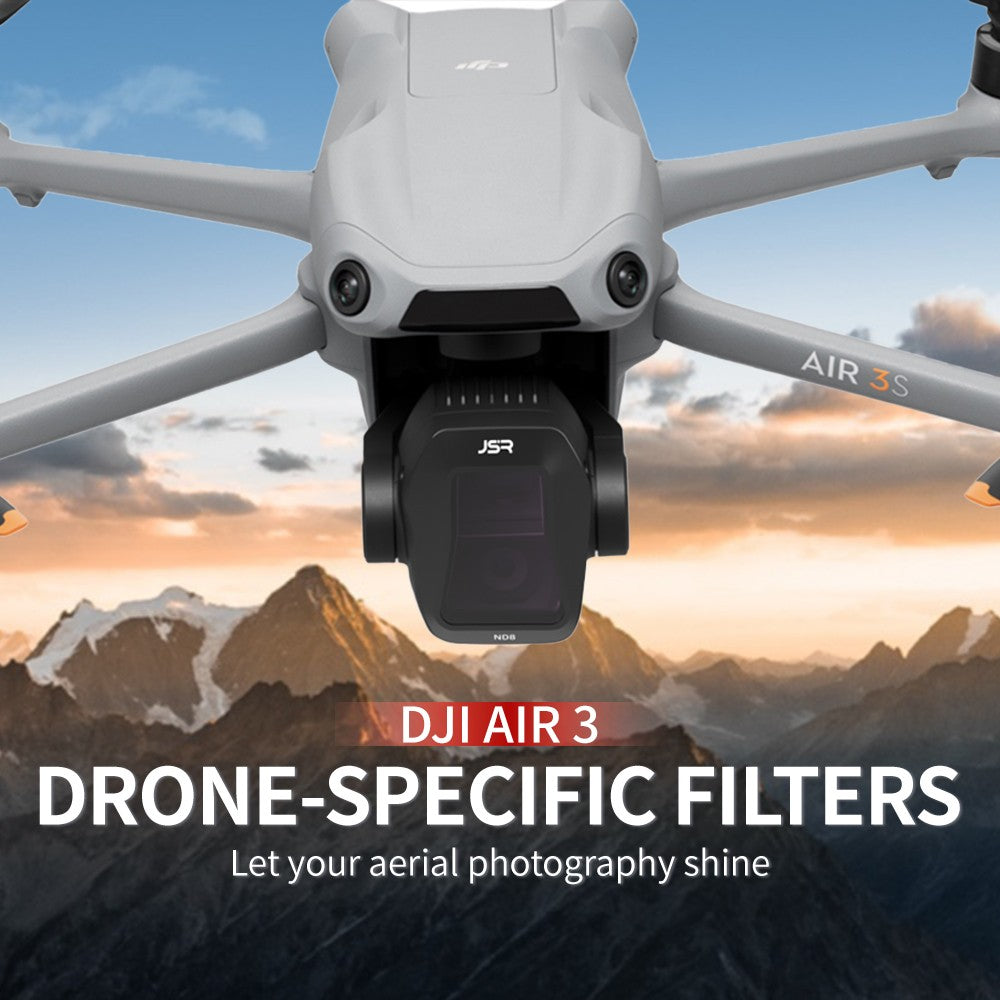 Vidrio ND8 ND16 ND32 ND64 ND8PL ND16PL ND32PL ND64PL filtro tapa protectora de densidad neutra para DJI Air3S Air 3S AIR3S AIR 3S Drone
