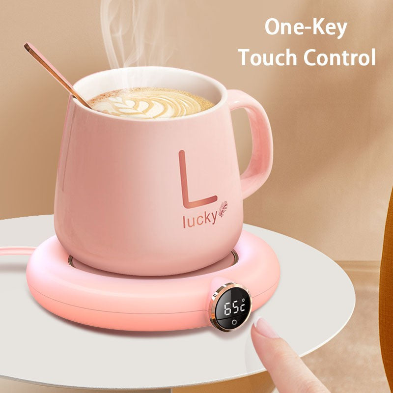 Calentador de tazas de café USB para té, leche, agua, bebidas, 3 temperaturas, calentador de tazas de bebidas eléctrico para el hogar, oficina, uso de escritorio, Idea de regalo