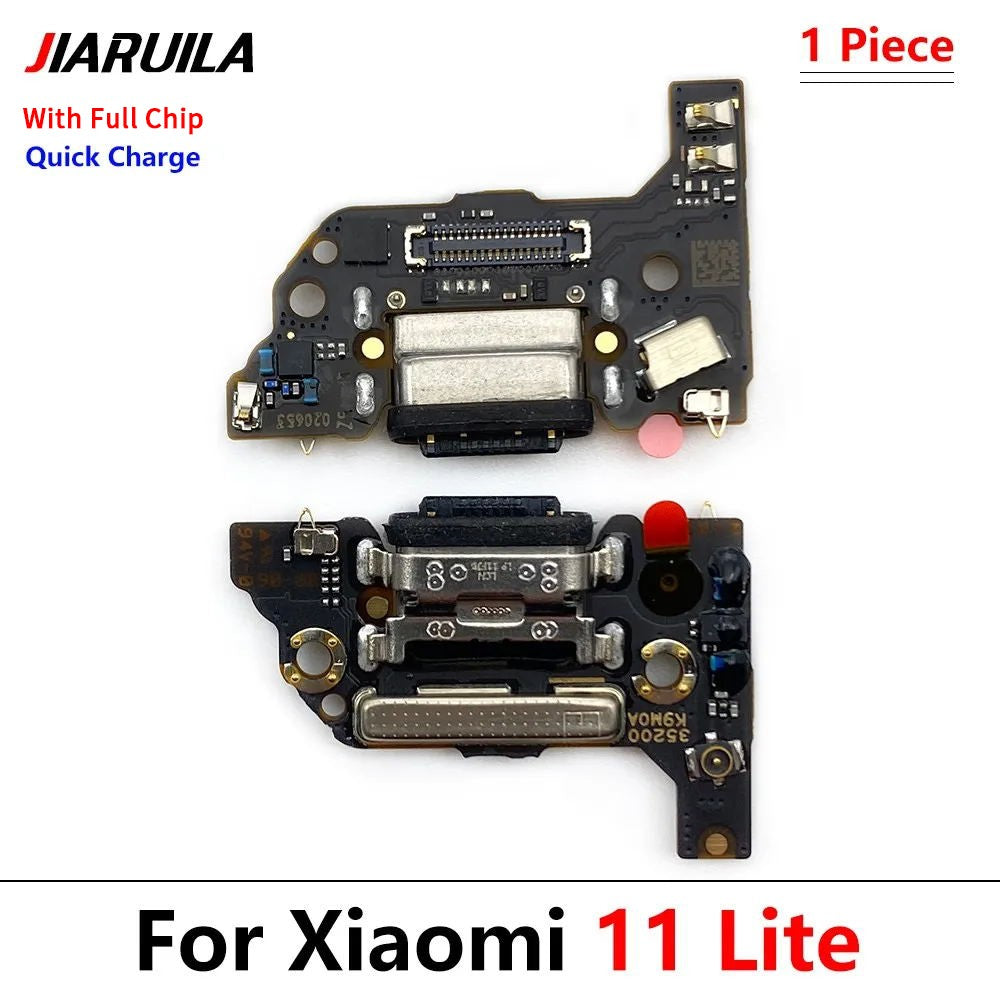 Placa de carga flexible para Xiaomi Mi 8 9 10 11 10T Lite 9 Se 9T Pro Mix 2 2S conector de puerto USB Cable flexible de carga