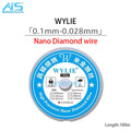 Línea de corte del separador de calefacción de pantalla LCD de alambre de acero de aleación de tungsteno de alambre de Nano diamante de alta precisión para Samsung Huawei iPhone