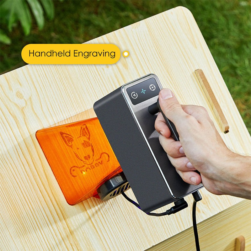 MINI grabador láser LaserPecker con máquina de grabado portátil Bluetooth 5W 2K para papel, madera, cuero, vidrio de color LP2