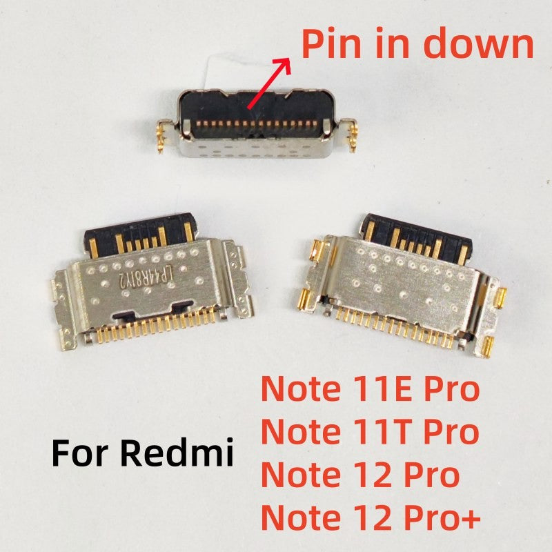 10-20 unids/lote para Xiaomi Redmi 10C Note 11 11S 11E 11T 12 Pro + 4G conector de puerto de carga USB enchufe Dock