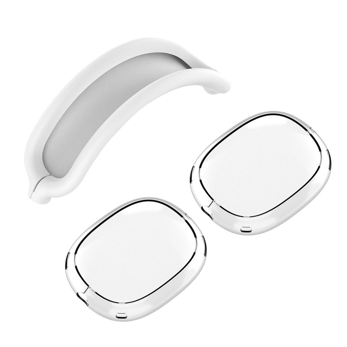 Funda transparente suave antiarañazos para AirPods Max TPU inalámbrico a prueba de golpes funda protectora para auriculares
