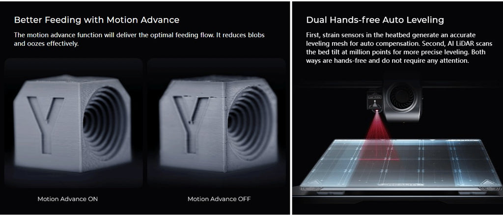 Creality-impresora 3D k1/K1MAX /K1C, extrusora de accionamiento directo de doble engranaje, velocidad de impresión Hotend de flujo máximo de 32mm, 600 MM/S