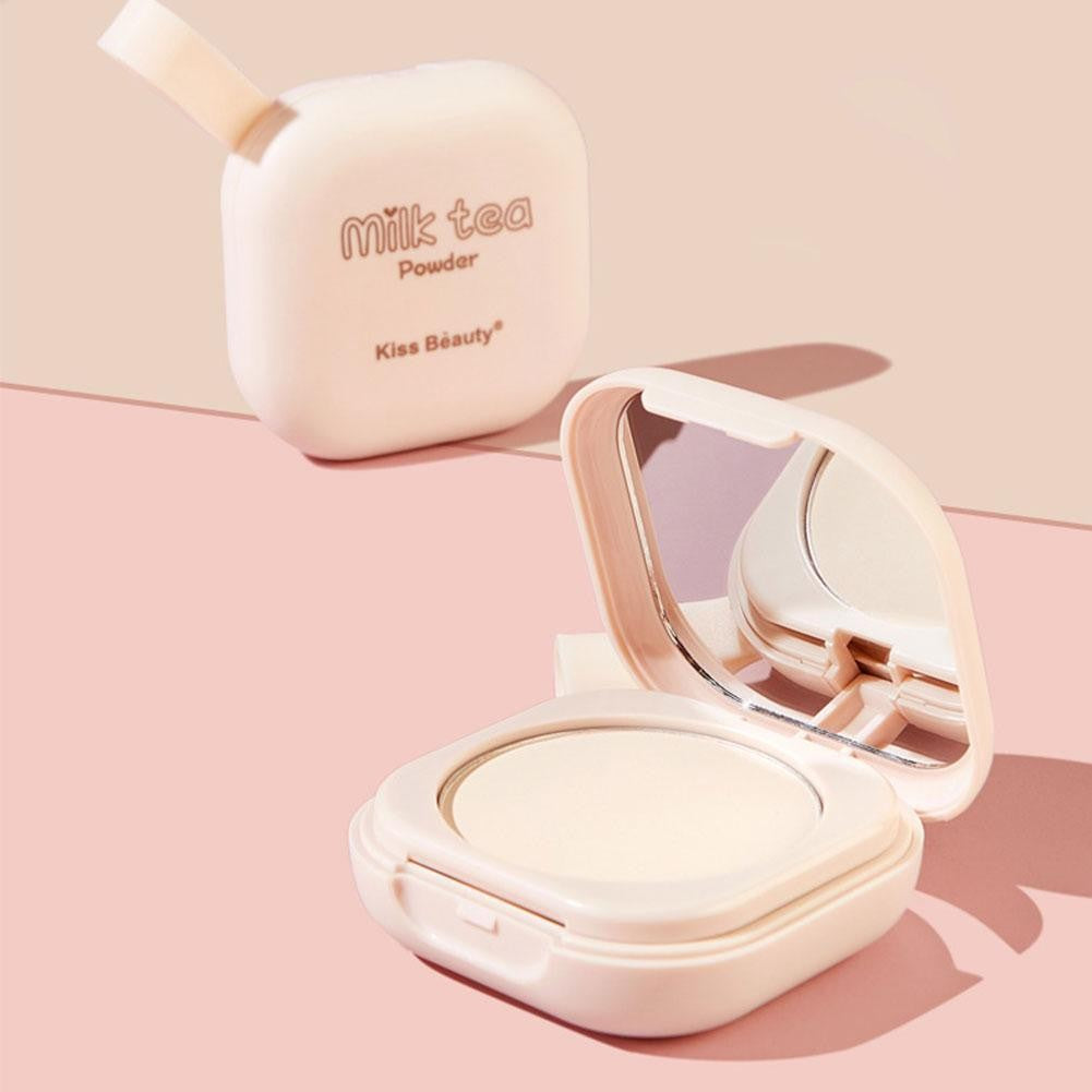 Polvo suelto coreano, corrector totalmente brillante, base Mineral para la cara, Cosméticos de maquillaje duradero, polvo compacto prensado