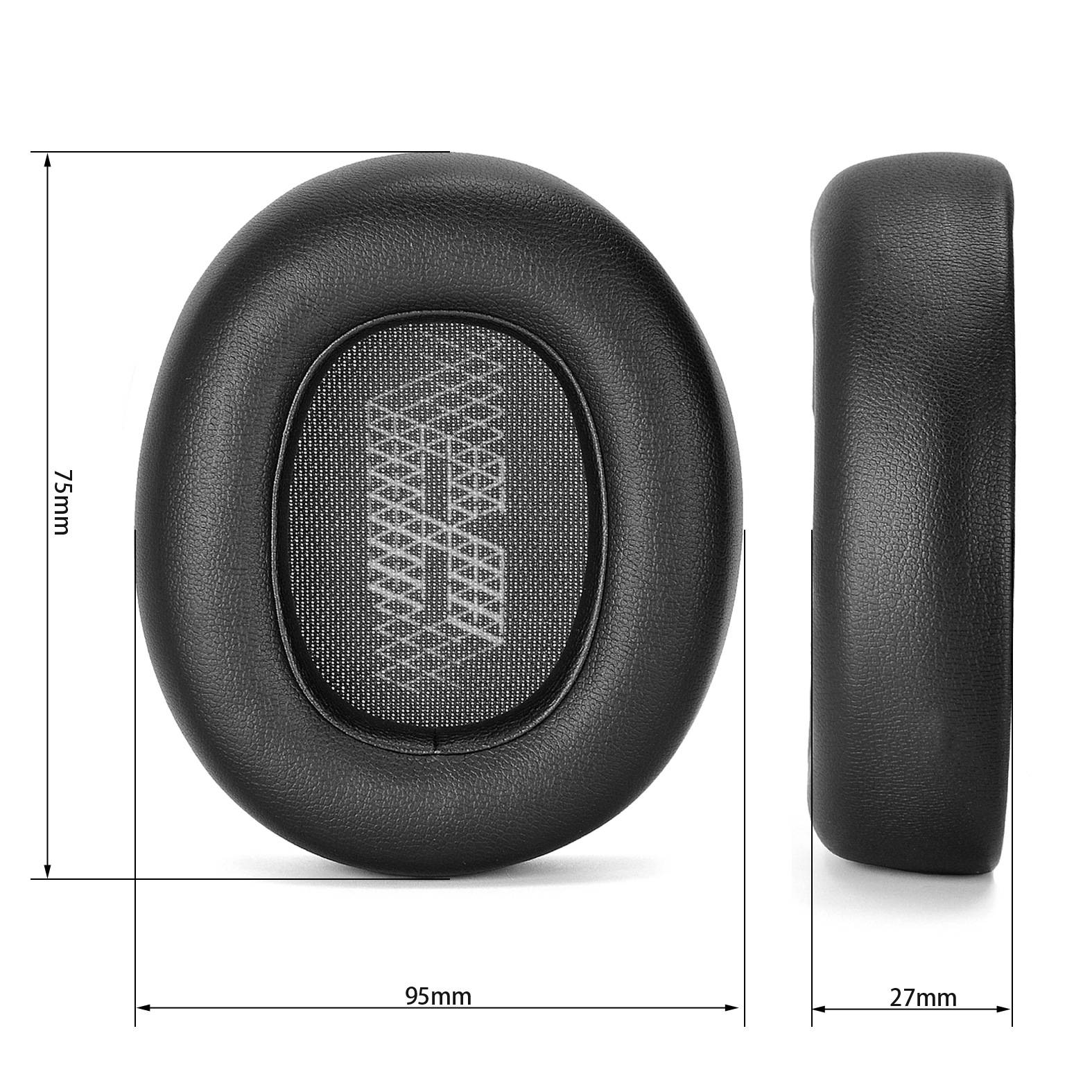Almohadillas de repuesto para auriculares JBL Lifestyle E65BTNC Live 650BTNC Tune 660BTNC Duet NC con cancelación de ruido