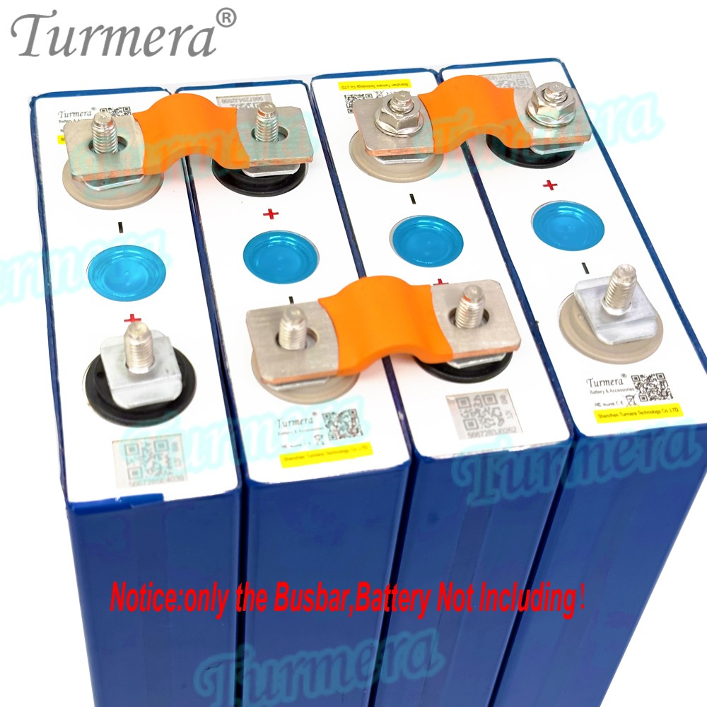 Turmera-batería Lifepo4 de 12V, conector de cobre Flexible, 56mm, 74mm, 2mm, 400A, para uso en batería Lifepo4 de 200Ah, 230Ah, 280Ah, 320Ah