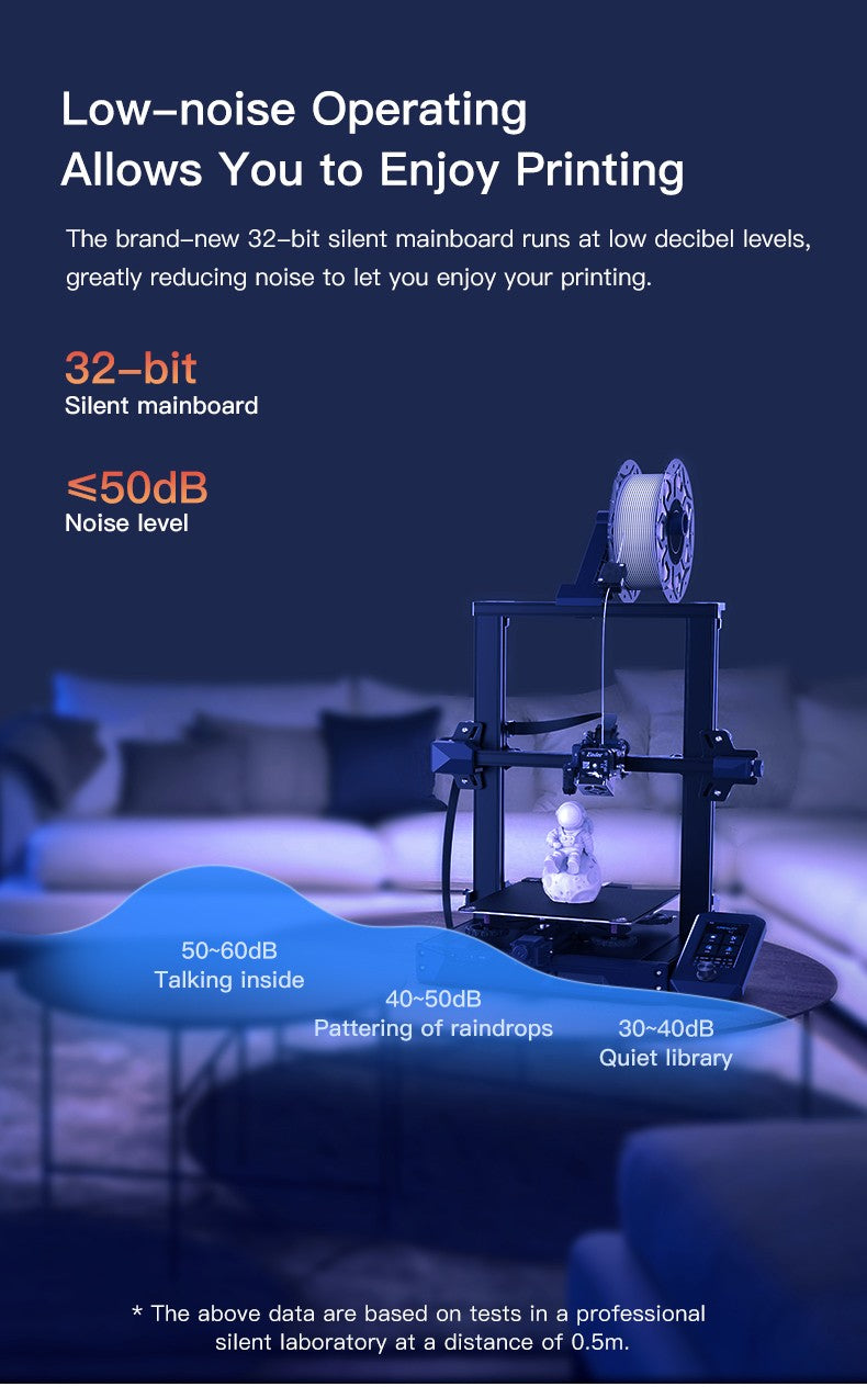 Impresora 3D Creality Ender-3 S1X, Placa Base Silenciosa de 32 Bits, Compatible con Reanudación de Impresión en Caso de Fallo de Energía, Nivelación Automática CR-Touch