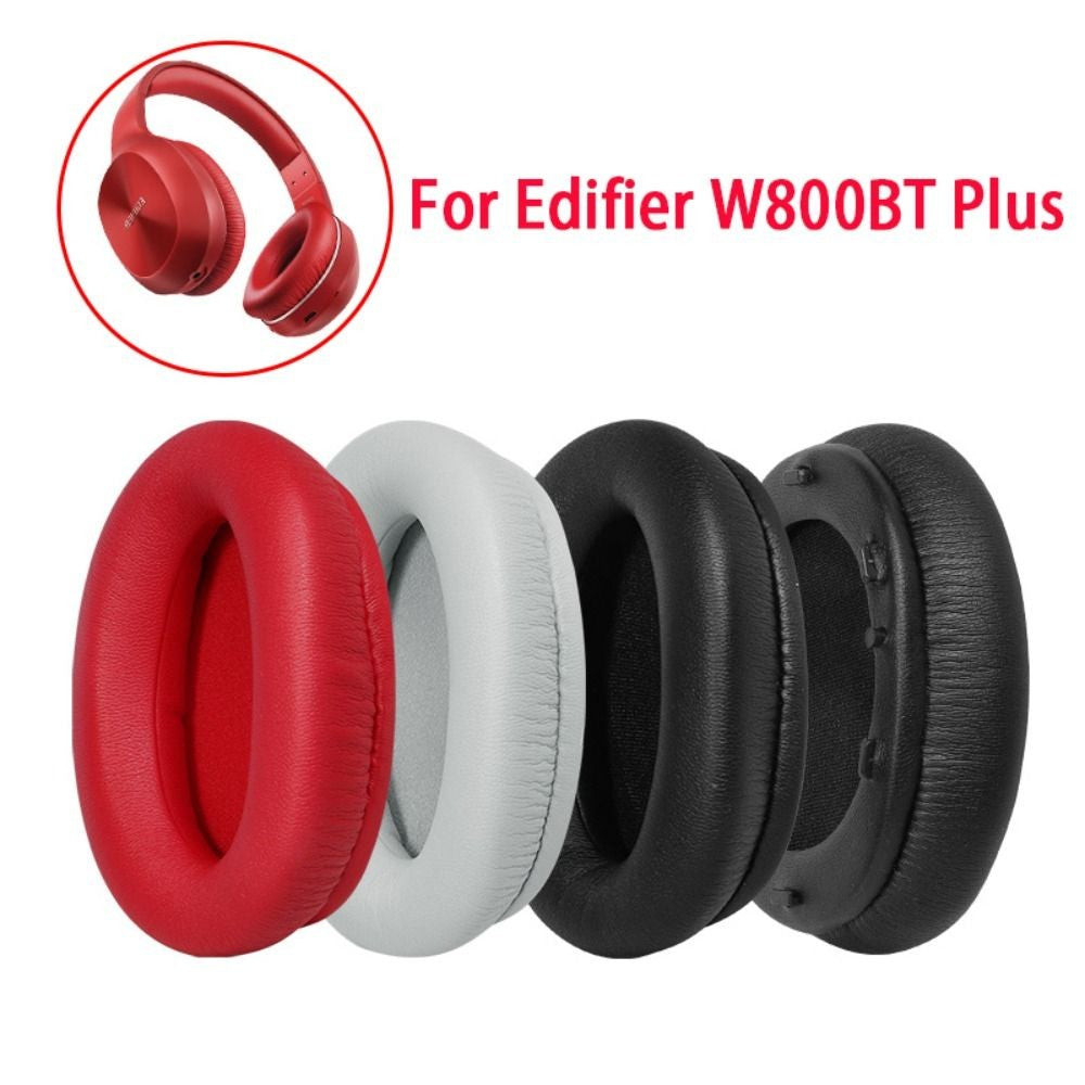 Almohadillas de repuesto para auriculares Edifier W800BT Plus, almohadillas para los oídos, cojín suave, espuma viscoelástica de cuero, funda para auriculares