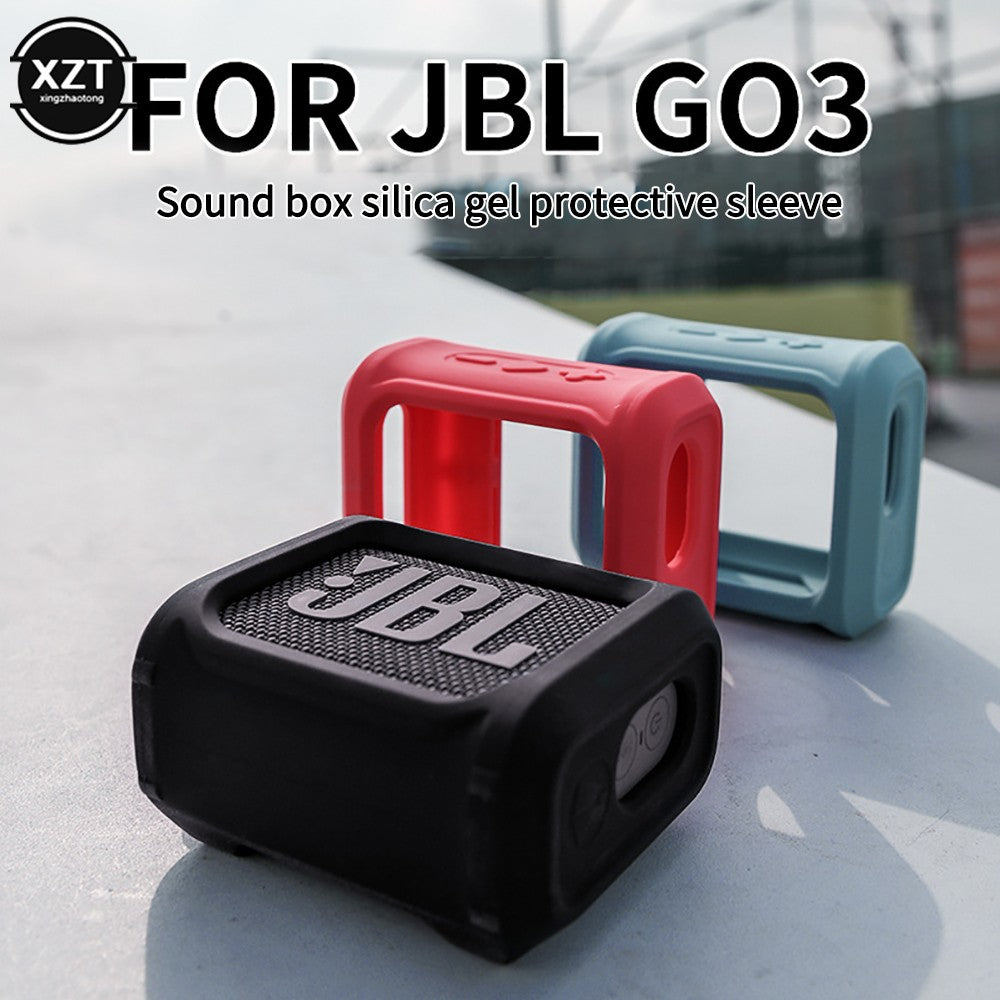 Soporte de protección de altavoz para JBL GO3, funda protectora, soporte de correa, carcasa de almacenamiento de altavoz portátil GO 3, soporte para exteriores