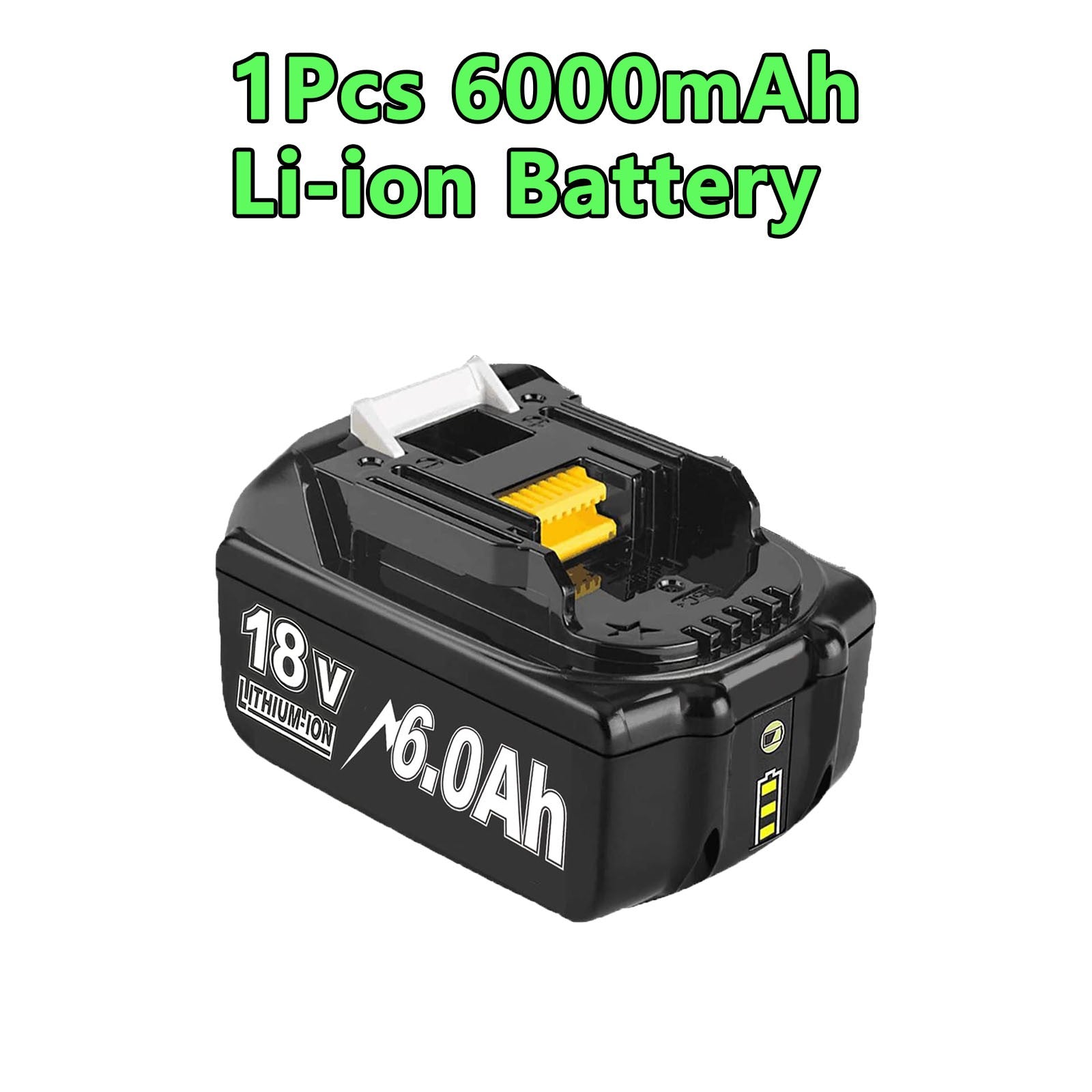Para Makita BL1830 18V batería 6000mAh batería recargable 18V BL1830 BL1815 BL1860 BL1840 batería de herramienta eléctrica de repuesto