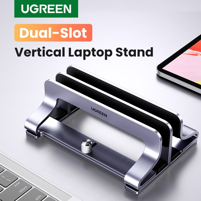 UGREEN-soporte Vertical para ordenador portátil, base plegable de aluminio para MacBook Air Pro, Tablet