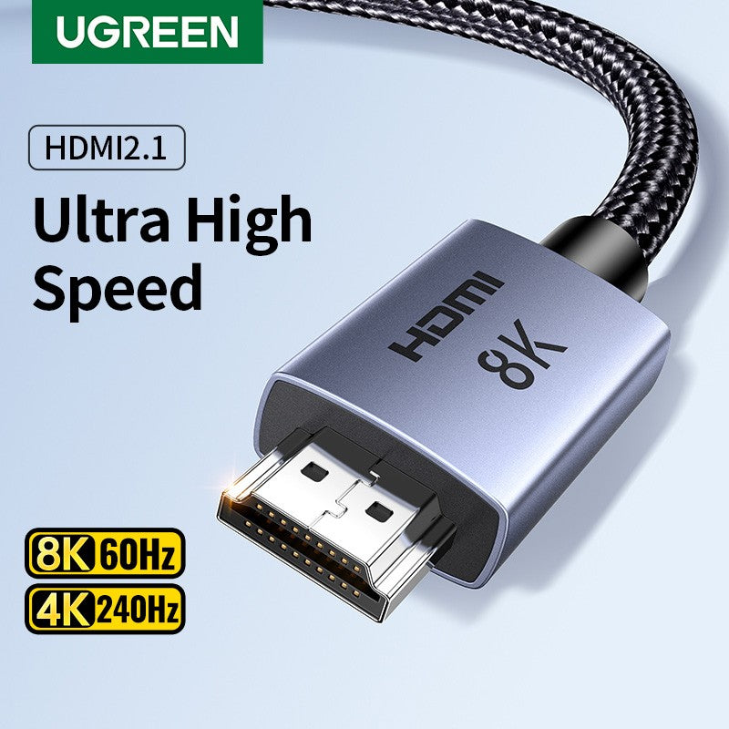 Cable HDMI 8K/60Hz para PS5 Xiaomi TV Box Cable certificado de ultra alta velocidad 8K @ 60Hz 48Gbps Dolby Vision HDCP2.3