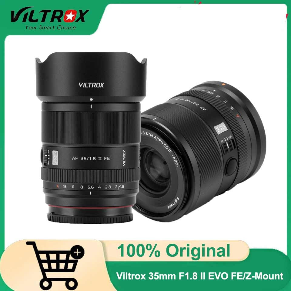 VILTROX Lente de Retrato de Fotograma Completo de 35 mm F1.8 II EVO con Enfoque Automático APO STM y Gran Apertura para Montura Sony E y Montura Nikon Z