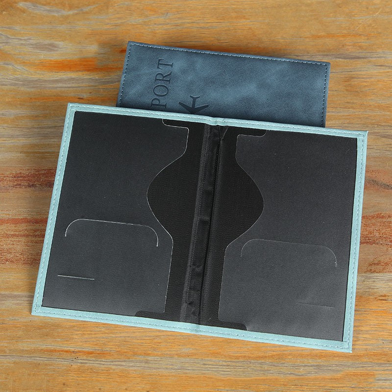 Amante el mapa del mundo cubierta de pasaporte estampado en caliente avión Simple mujeres hombres viaje pasaporte estuche protector moda regalo de boda