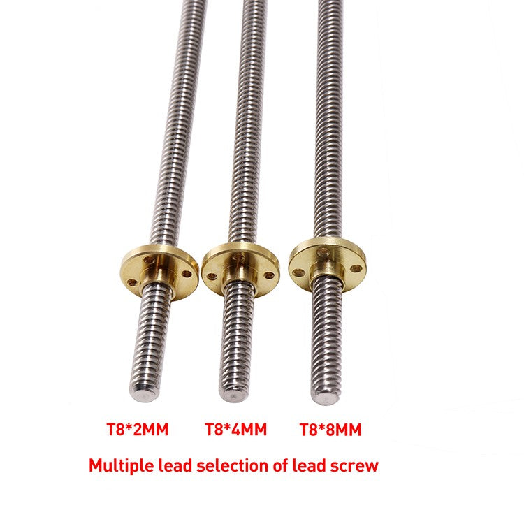 Motor paso a paso Nema17 40mm 1.5A 42 17HS4401S-T8 * 8 300mm varilla de tornillo Motor Z lineal con tornillo de avance Trapezoidal para impresora 3D