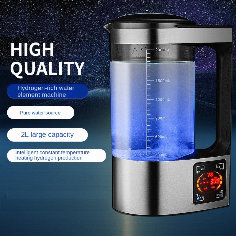 Botella de agua Hervidor eléctrico para el hogar, ionizador de agua rico en hidrógeno, bueno para la salud, electrodoméstico, 110V, 220V, 2L