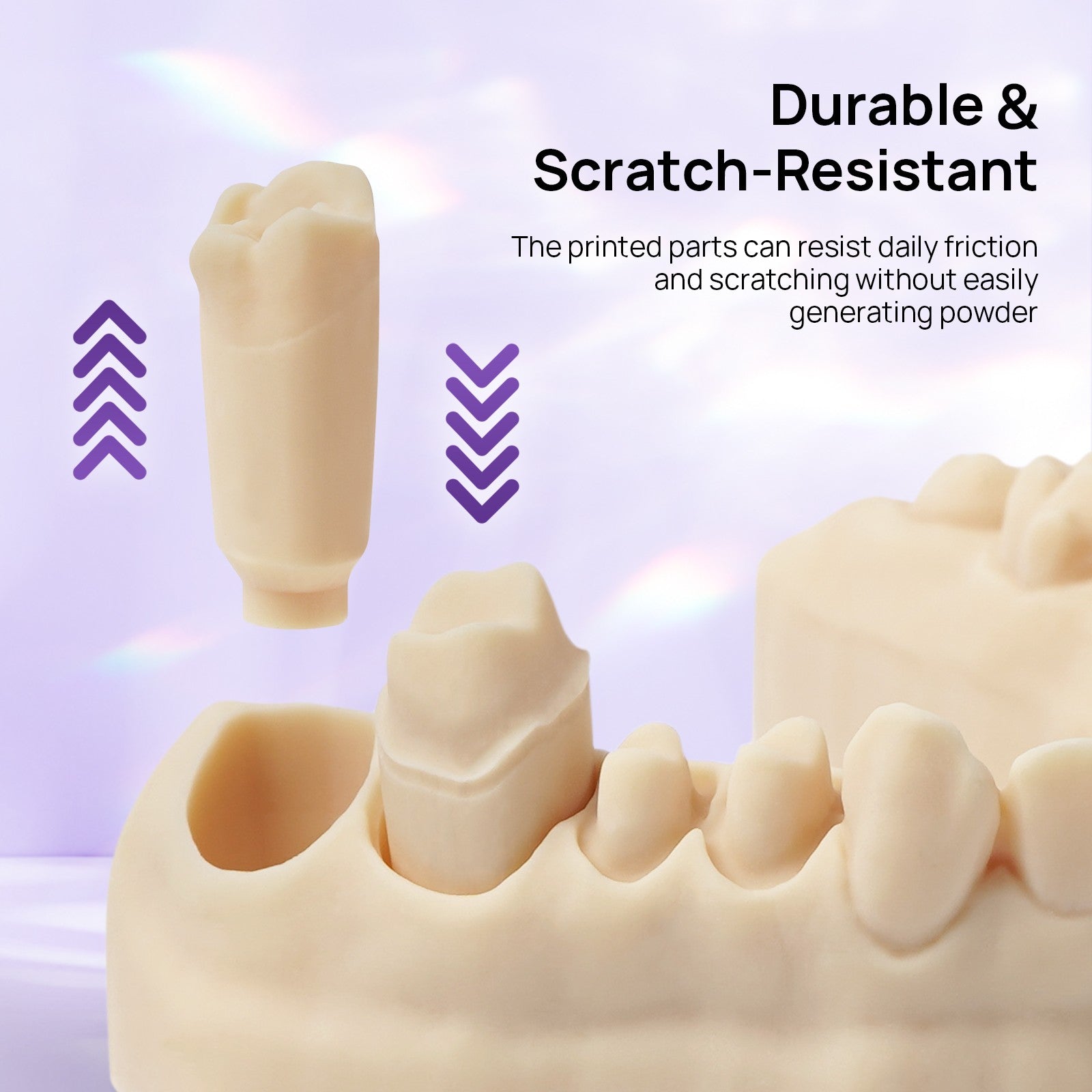 Resina de impresora 3D de fundición de resina Dental Resione D01S para impresora 3D de resina de fotopolímero UV de 405nm Elegoo Anycubic
