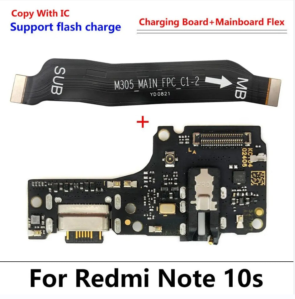 Para Xiaomi Redmi Note 7 8 8T 9 9S 10 10S 12 Pro 4G 5G conector Dock cargador Micro USB puerto de carga placa base Cable flexible principal