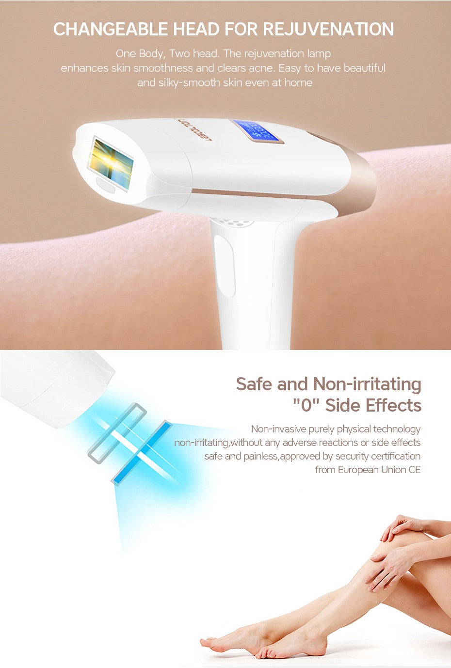 Lescolton-depiladora láser T009i para el hogar, máquina de depilación permanente IPL con 1000000 Flashes, pantalla LCD, recortadora de Bikini eléctrica