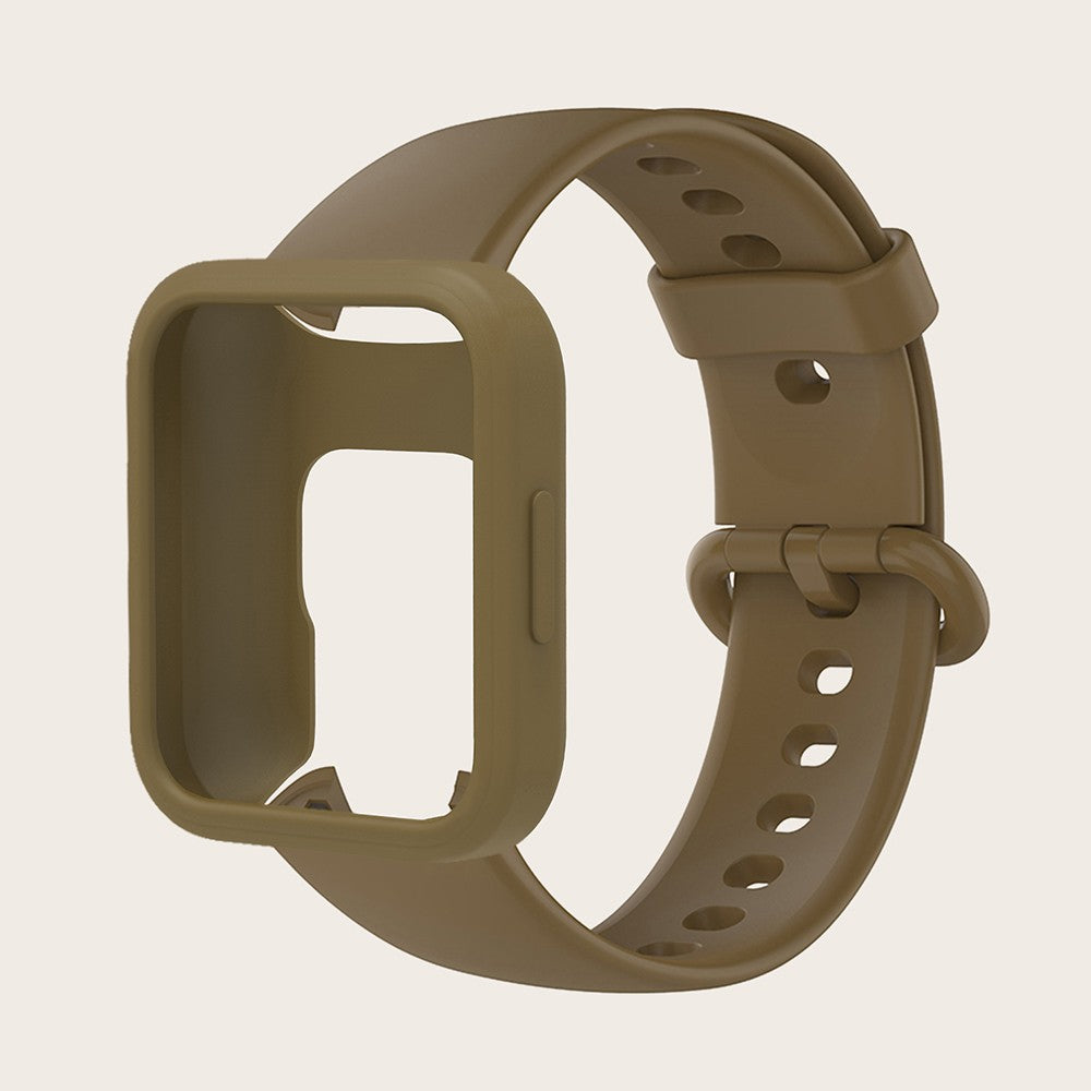 Para Redmi Watch 2 correas de muñeca + funda protectora pulsera 2 en 1 pulsera de silicona correa de reloj para Redmi Watch 2 Lite