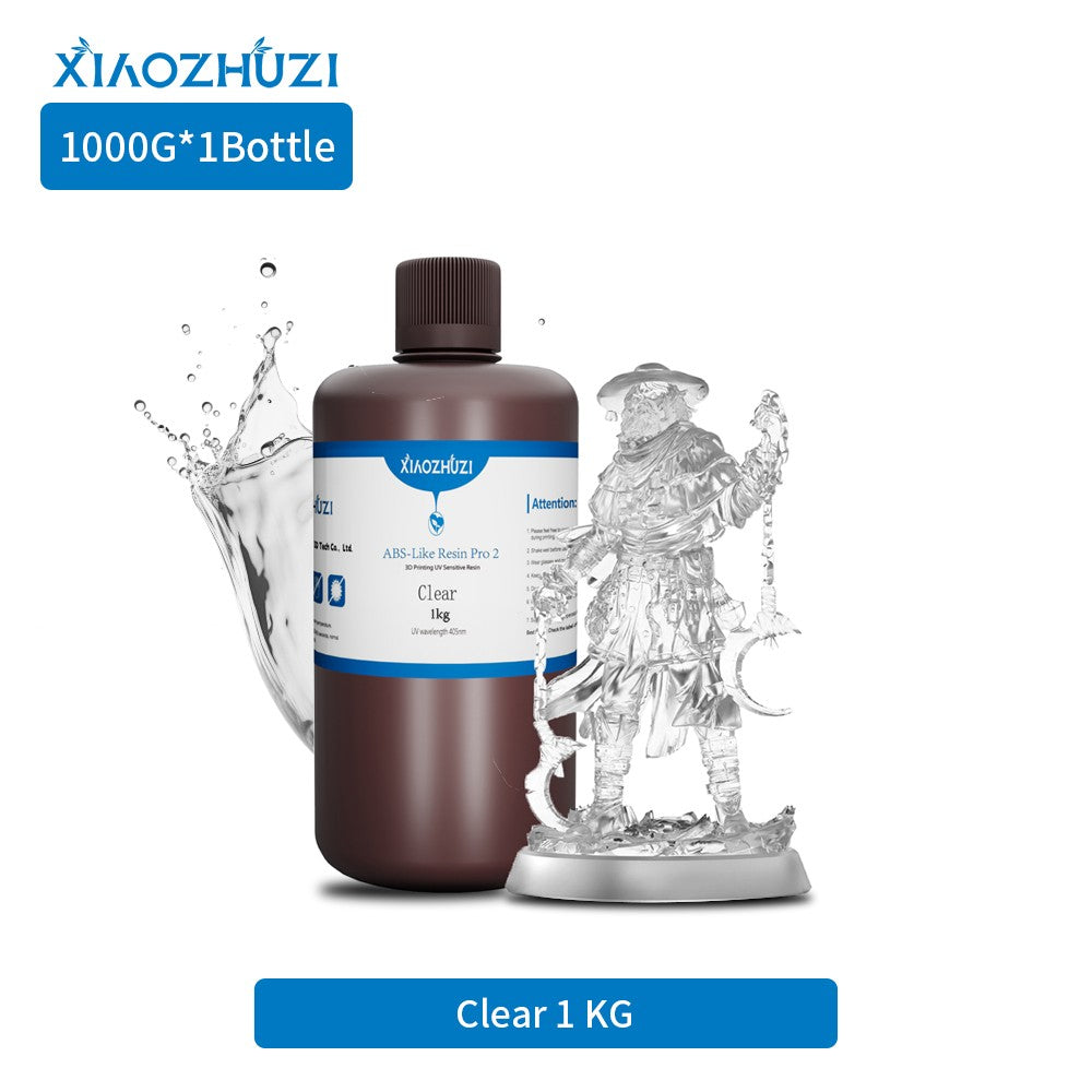 XiaoZhuzi-resina ABS de curado con luz 405nm UV Conjure impresión 3D fotopolímero resina Anycubic/Elegoo LCD DLP impresora 3D