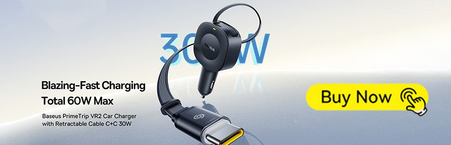 Baseus-cargador USB para coche, dispositivo de carga rápida de 30W, 4,0, 3,0, FCP, SCP, PD, para Xiaomi iPhone16, 15, 14 Pro Max