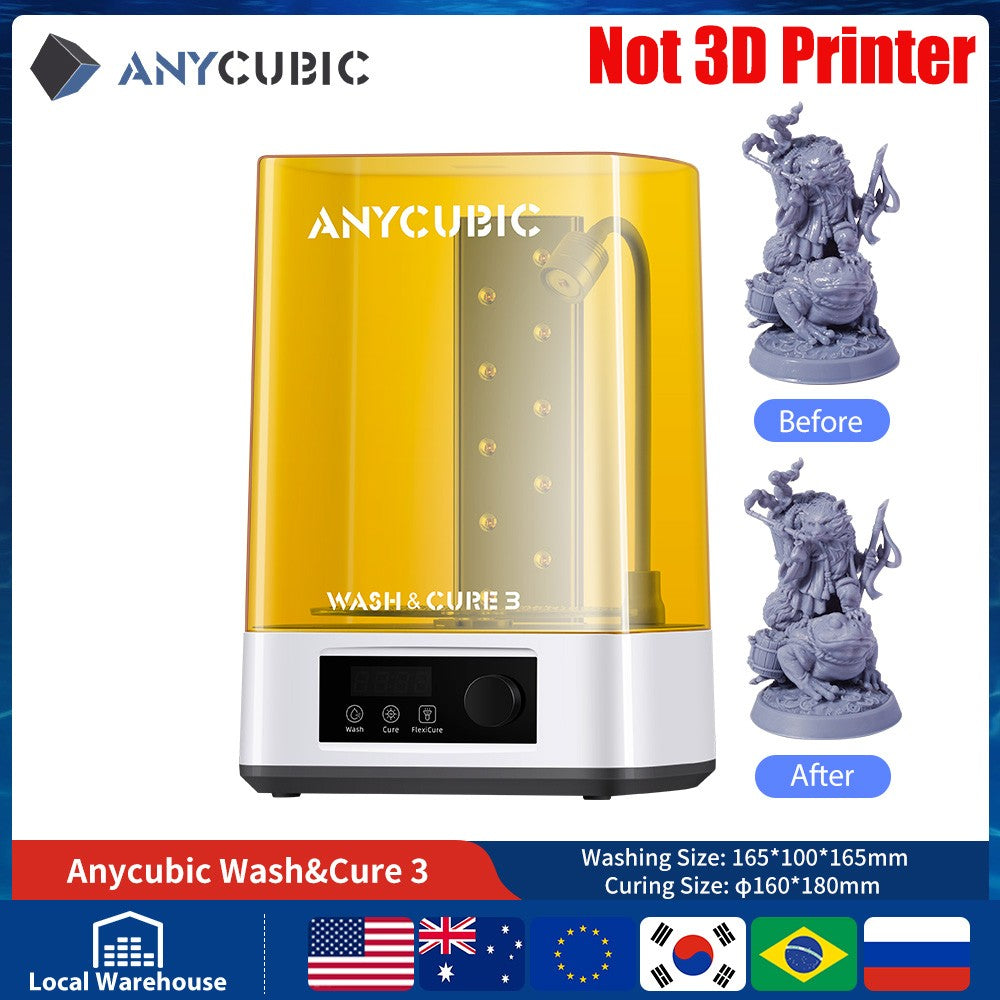 ANYCUBIC DLP SLA Impresora 3D de resina LCD Photon Mono 4, Photon Mono M7, M5s Pro, M7 Pro, Photon P1, Wash and Cure 3, 3 Plus, Max