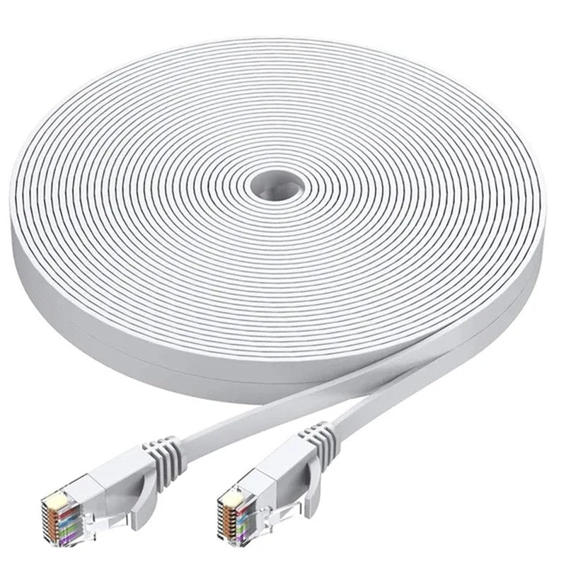 Cable Ethernet Cat 6, cable de red LAN, Internet, cable de red, compatible con cable de red Gigabit estándar de red Cat6 de alta velocidad