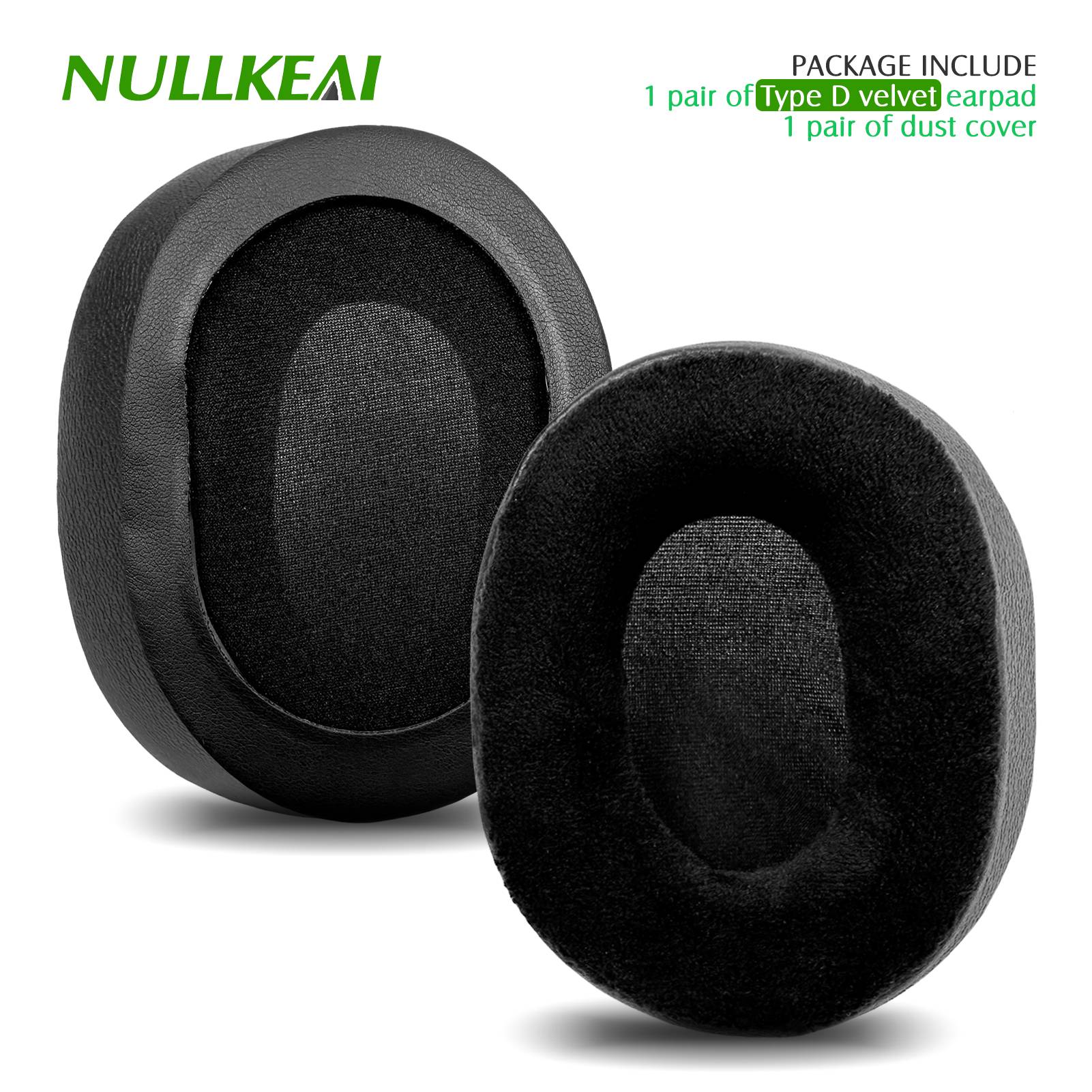 Nullkeai-almohadillas de repuesto para auriculares Anker Soundcore Life Q30 Q35 Q10 Q20, almohadillas de Gel refrescante, funda de malla, orejeras