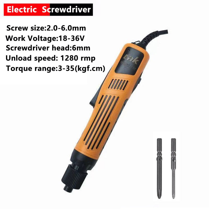 Juego de herramientas eléctricas de 18-36V, destornillador industrial, destornillador semiautomático, Motor de cobre ajustable de torsión apto para puntas de tornillo de 1,2-6mm