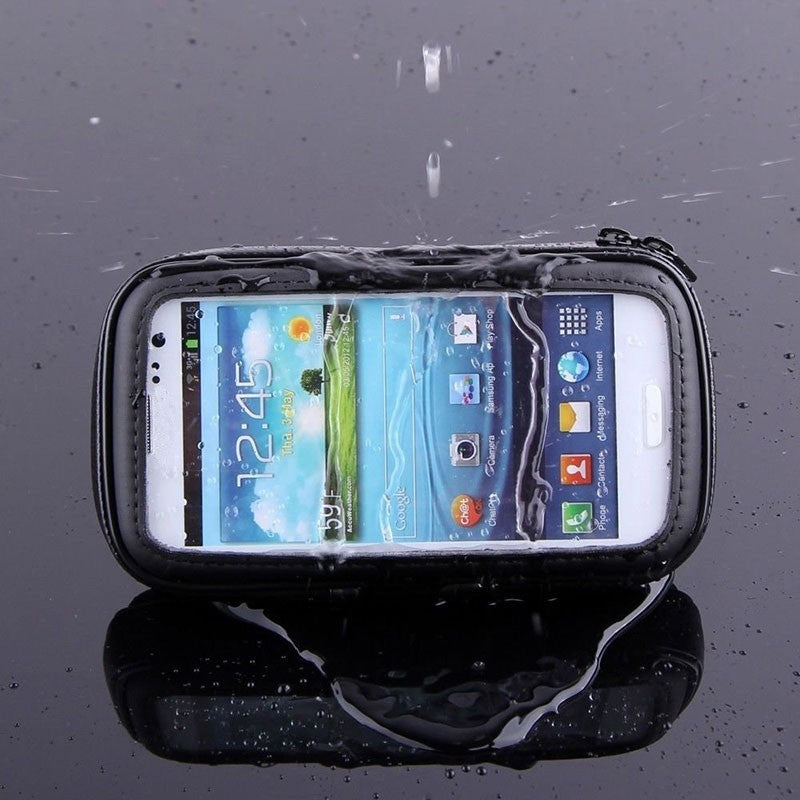 Soporte de teléfono para motocicleta y bicicleta, funda impermeable, bolsa de teléfono para bicicleta para iPhone Xs 14, Samsung s8 s9, soporte móvil, funda para patinete