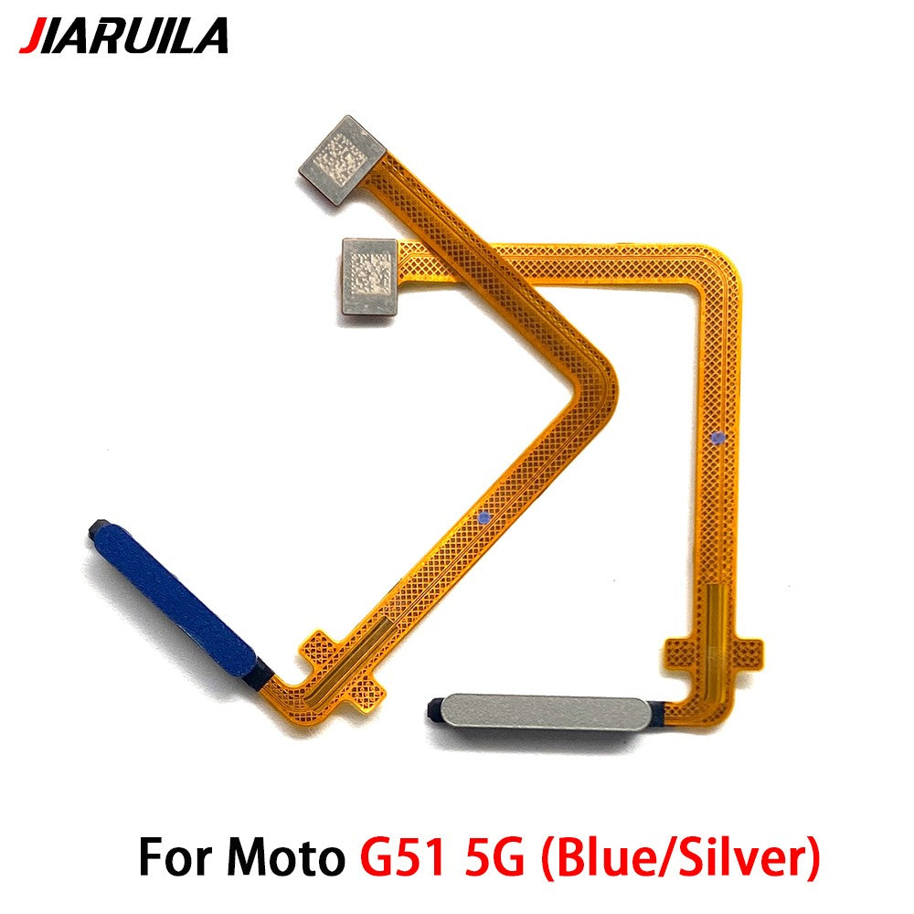 Botón de inicio, Sensor de identificación táctil de huellas dactilares, cinta de Cable flexible, piezas de repuesto para Moto G22 G31 G51 5G G60S G71