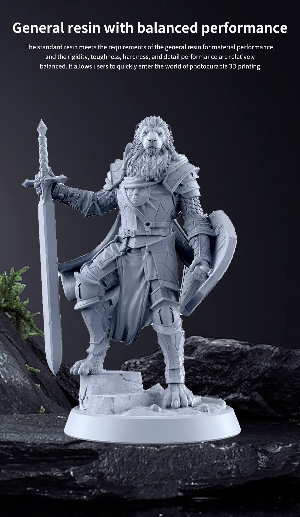 XiaoZhuzi - Resina Estándar de Curado por Luz de 405nm Compatible con Impresoras 3D Elegoo y Anycubic 405nm SLA DLP LCD.