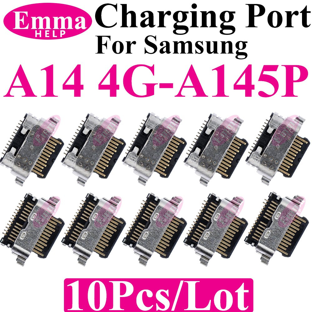10 Conectores Originales para Puerto de Carga USB para Samsung A15 A05S A25 A35 A55 A13 A04S A14 A23 A33 A24 A34 A54 A53