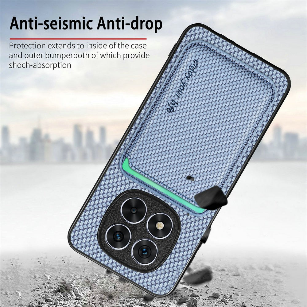 Funda de Cuero Desmontable 2 en 1 con Imán para Xiaomi Redmi Note 15 5G 4G, Funda con Ranuras para Tarjetas, Carcasa Trasera para Redmi Note 14 Pro Plus 13 14C