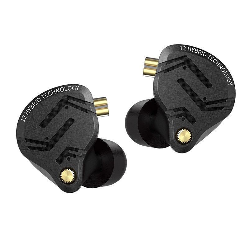 KZ ZS12 PRO X auriculares de Metal 1DD + 5BA, auriculares híbridos de graves HIFI con Monitor de oído, auriculares con cancelación de ruido para deporte y música, recién llegados