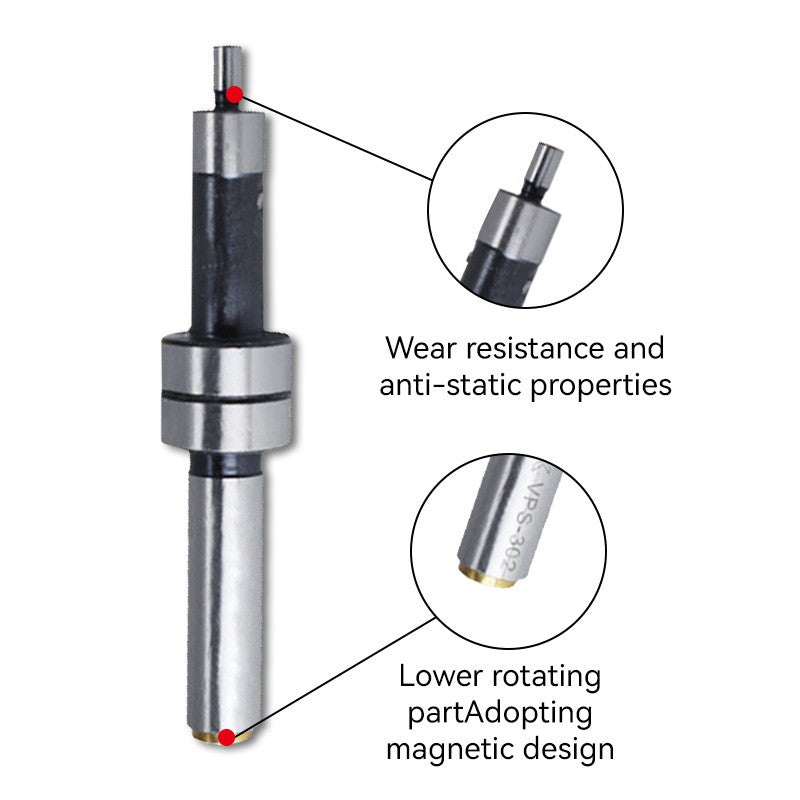 Buscador de bordes HSS mecánico de 10MM para máquina de torno de fresado, Sensor de punto táctil que incluye fresa