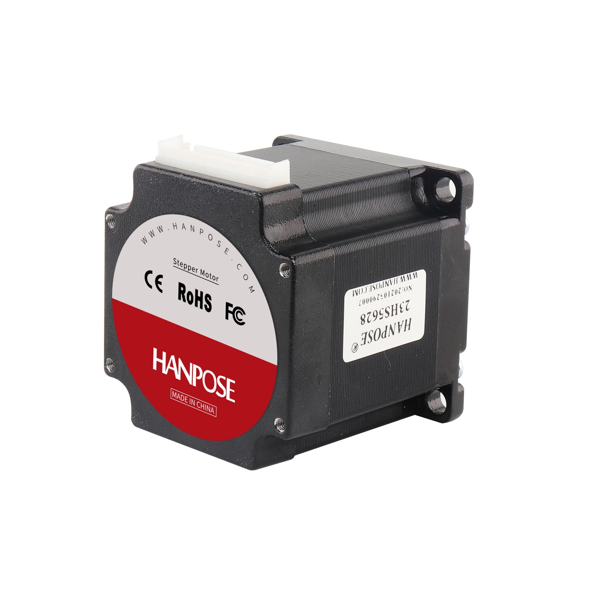 Motor paso a paso HANPOSE 23, modelo 23HS4128 23HS5128 23HS5628 23HS7628, diámetro del eje 8 mm, sistema de cuatro cables, motor serie 57.