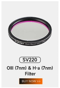Svbony SV227 filtro de 2/1,25 pulgadas 5nmH-Alpha SII-CCD OIII-CCD banda estrecha para telescopio astronómico fotografía planetaria de espacio profundo