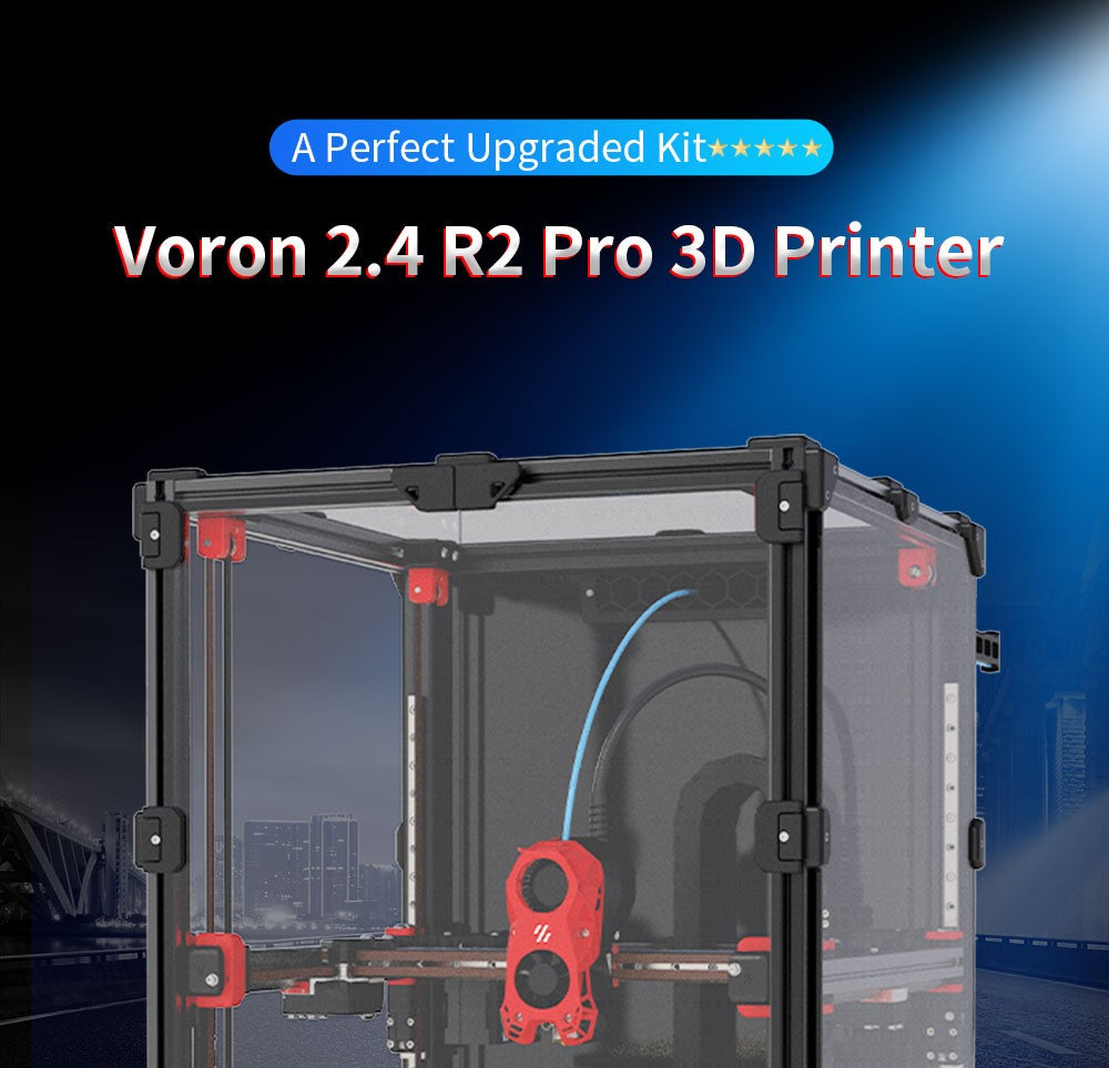Voron 2,4 R2 Pro, piezas de impresora 3D, impresión de alta velocidad, pantalla HDMI5, extrusora Stealburner de grifo CNC, última versión