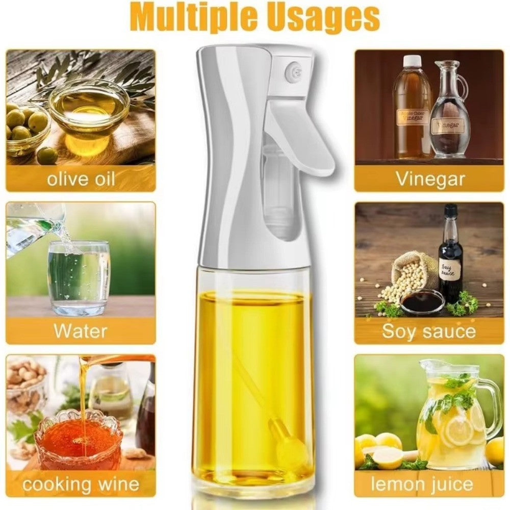 Spray de aceite para cocinar, botella dispensadora de aceite de oliva, pulveriza