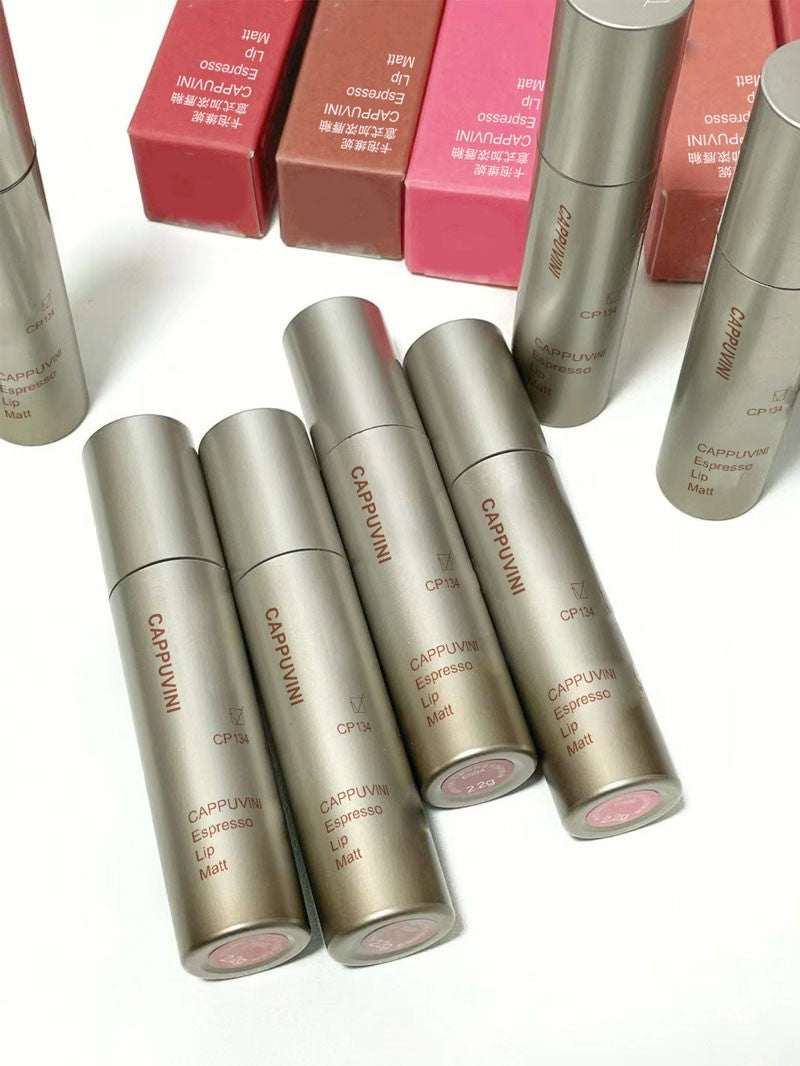 Brillo de labios de niebla mate de terciopelo único, taza antiadherente impermeable, esmalte de labios a prueba de manchas, lápiz labial líquido que no se decolora