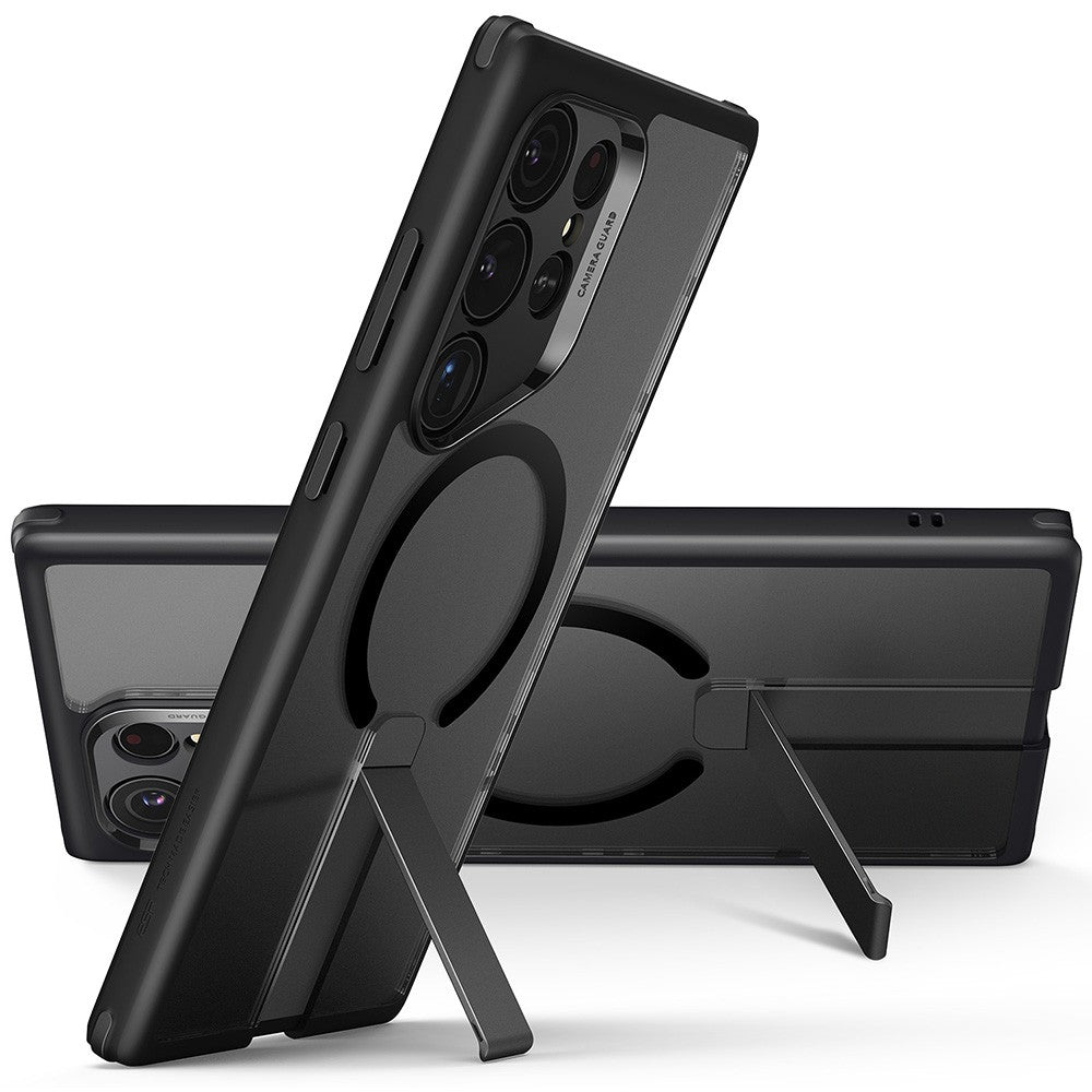 Funda ESR para Samsung Galaxy S24 Ultra con Soporte, Compatible con MagSafe, Admite 3 Modos de Soporte, Funda Antigolpes